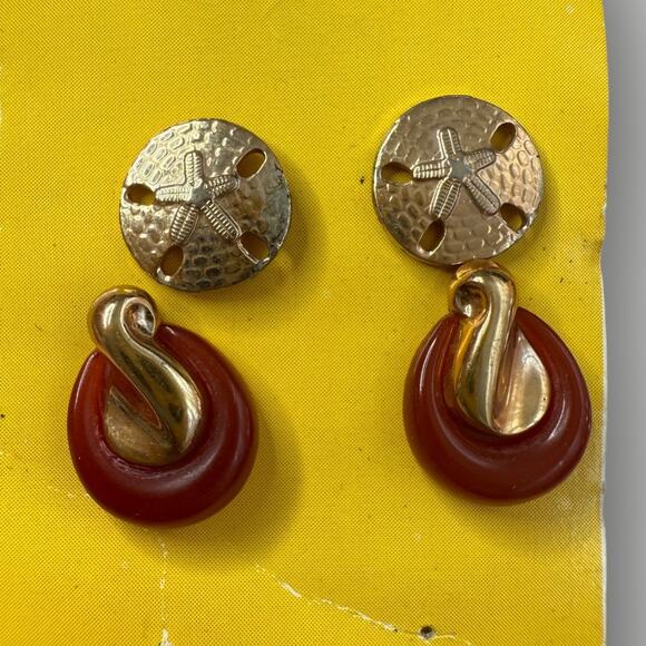 Vintage Avon Earrings Set – 3 Pairs Stud Earrings - Picture 2 of 8